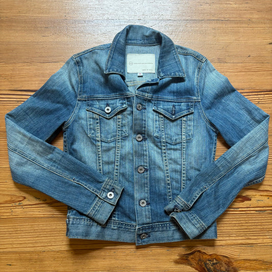 Adriano Goldschmied Robyn dark wash denim jean jacket SIZE S