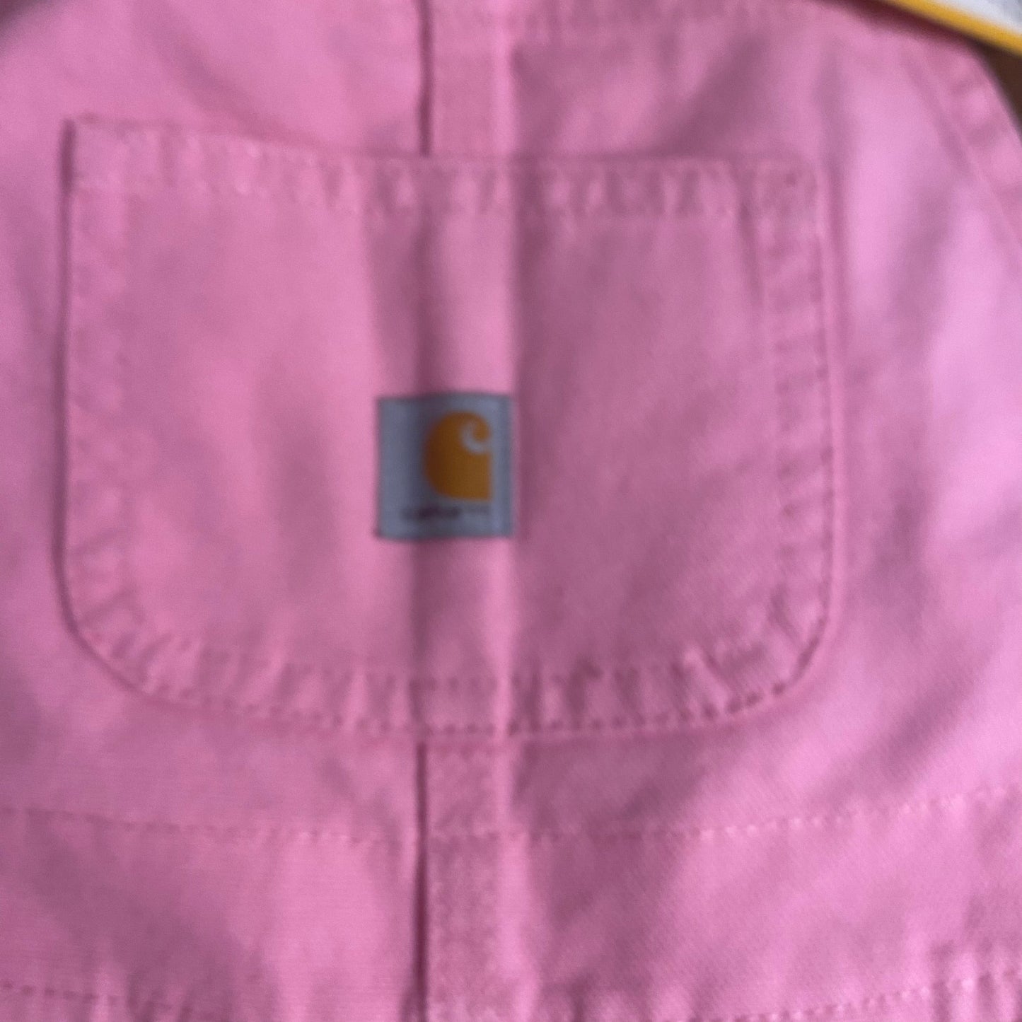 NWT Carhartt light pink adjustable strap girls overall pants SIZE 3T