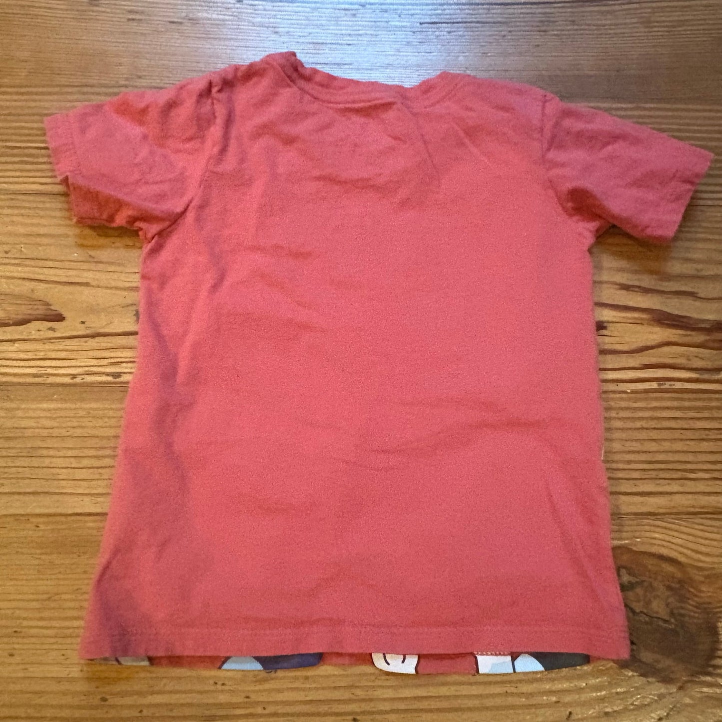 Bluey red short sleeve cotton graphic toddler shirt SIZE 4T