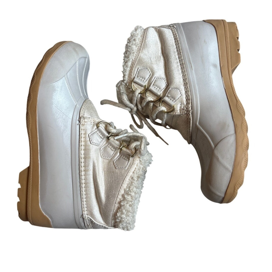 Sperry Saltwater alpine rubber sole faux fur youth duck rain boots SIZE 3M