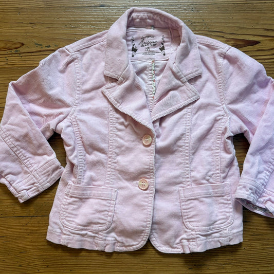 Arizona Jean Company 90s light pink corduroy girls blazer SIZE 6