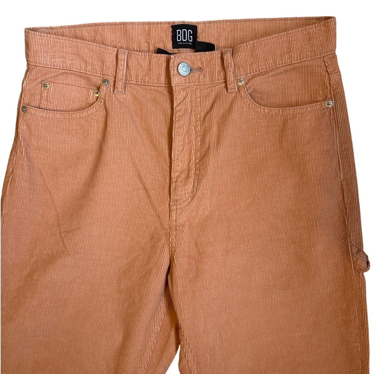 BDG Corduroy peach orange slim straight carpenter pants SIZE 28