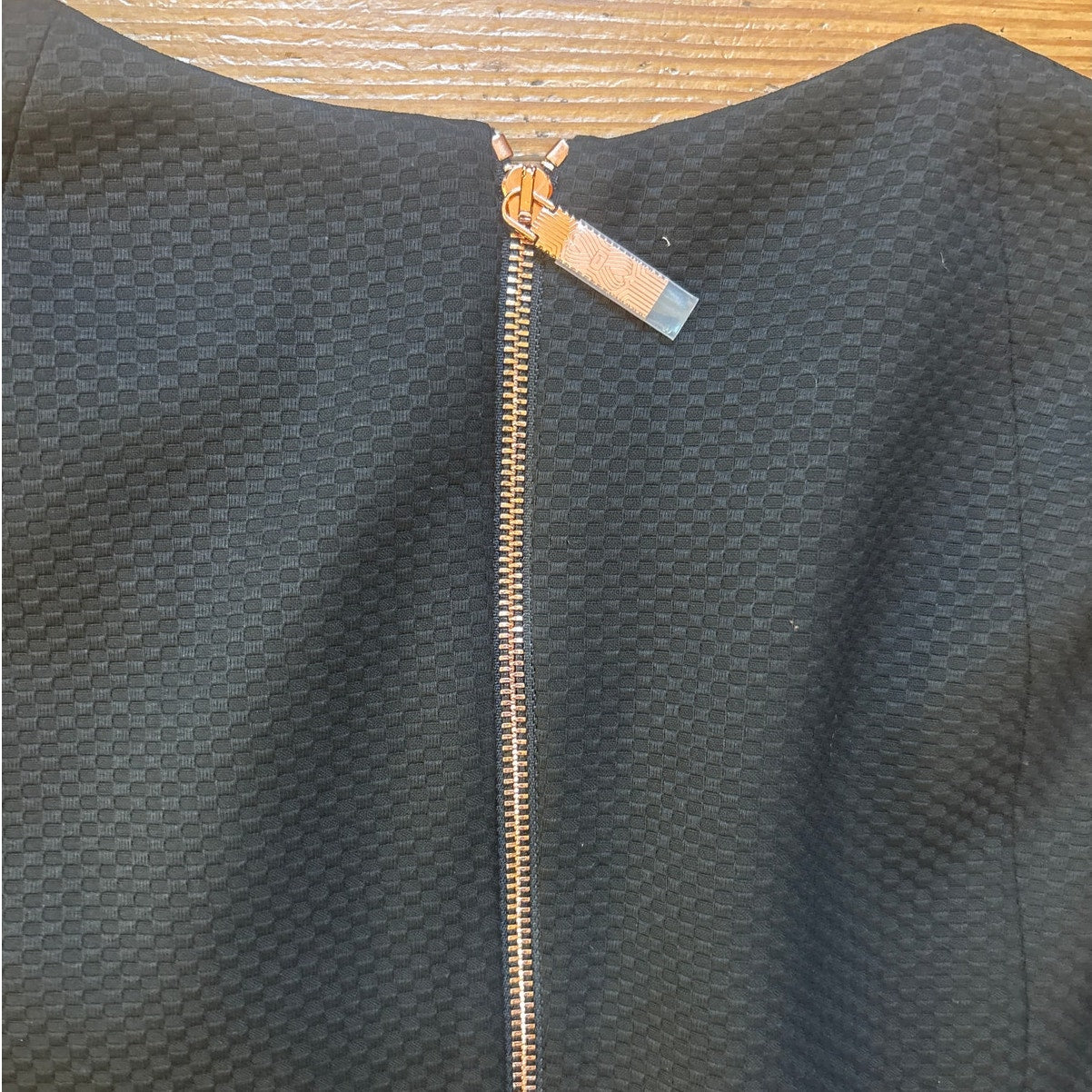 NWOT Ted Baker London black peplum sleeveless midi dress SIZE 2