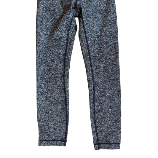 Lululemon heather dark gray high rise full length leggings SIZE 6