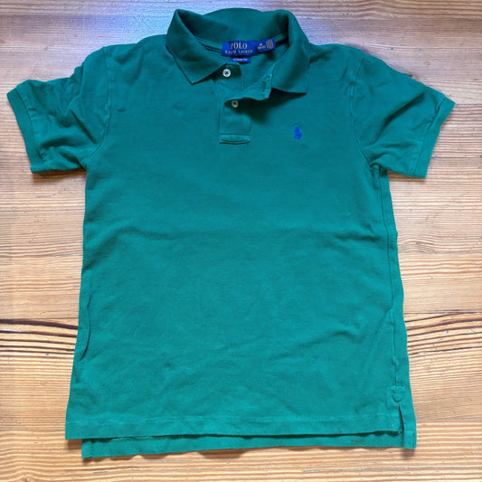 Polo Ralph Lauren green short sleeve classic fit polo boys shirt SIZE M