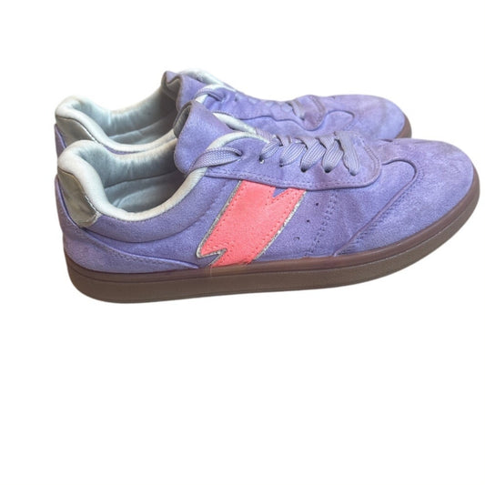 Steve Madden purple faux suede lace low top sneakers SIZE 2