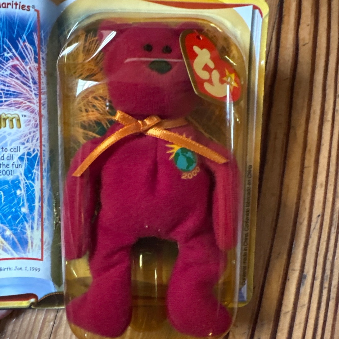 TY McDonalds Teenie Beanie Baby Millennium the Bear (2000) plush toy