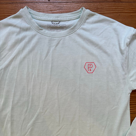 Patagonia light green graphic long sleeve shirt SIZE 7