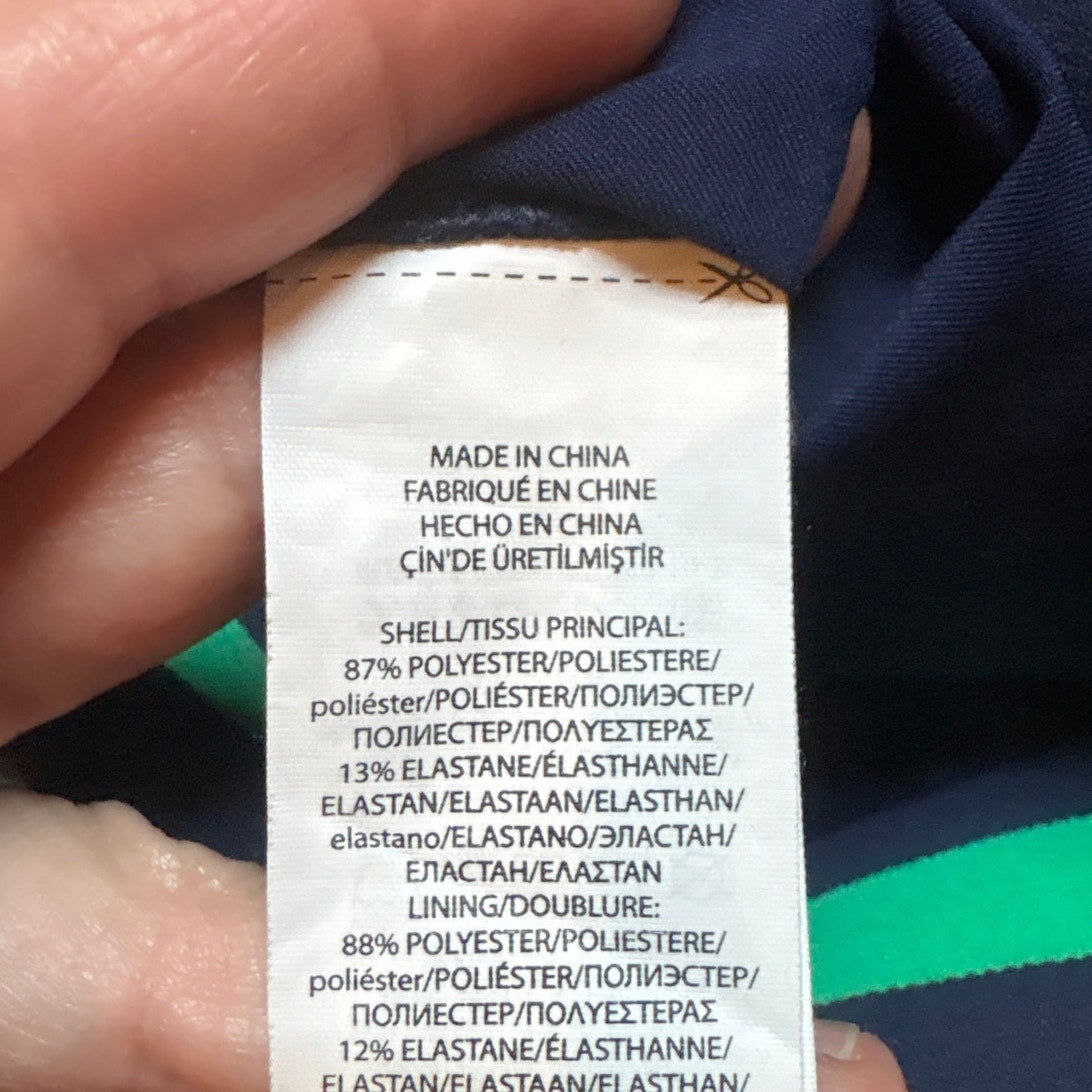 Polo Ralph Lauren navy blue geometric green triangle womens golf skirt SIZE XS