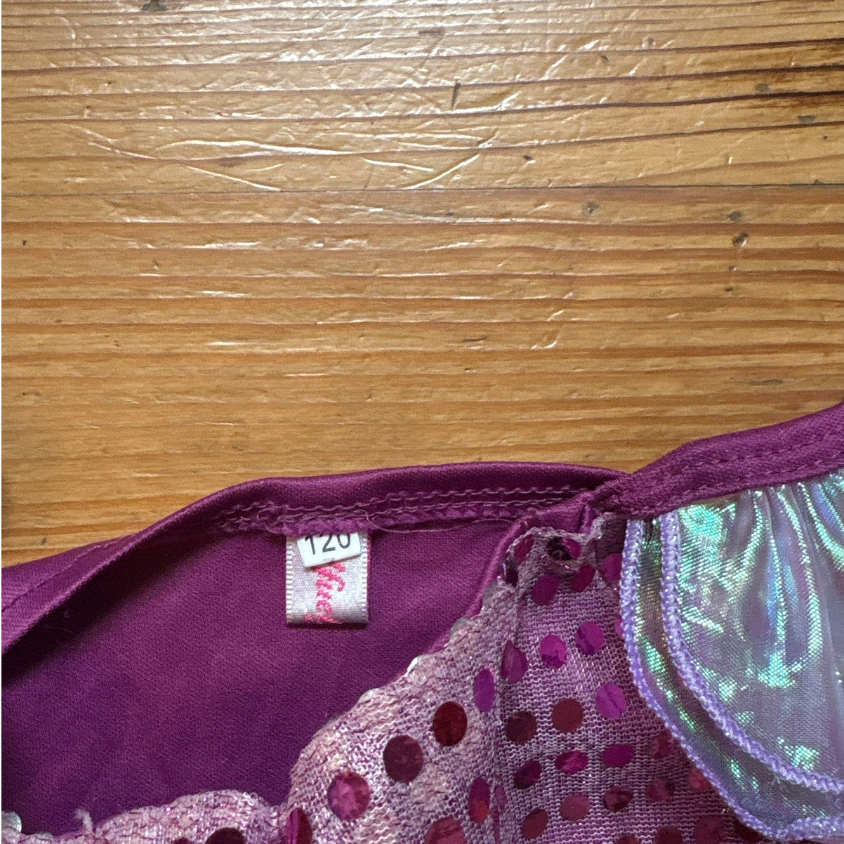 Purple sequin green scale mermaid toddler tank costume dress SIZE 6-7