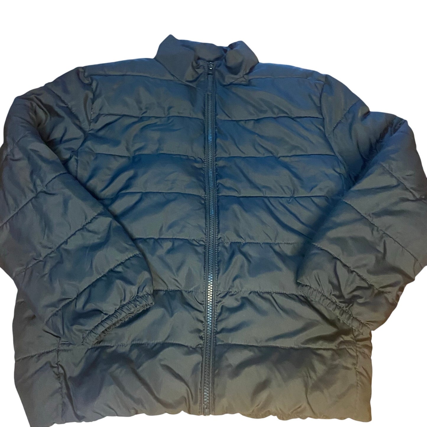 The Children's Place black puffer full zip high neck youth coat SIZE L