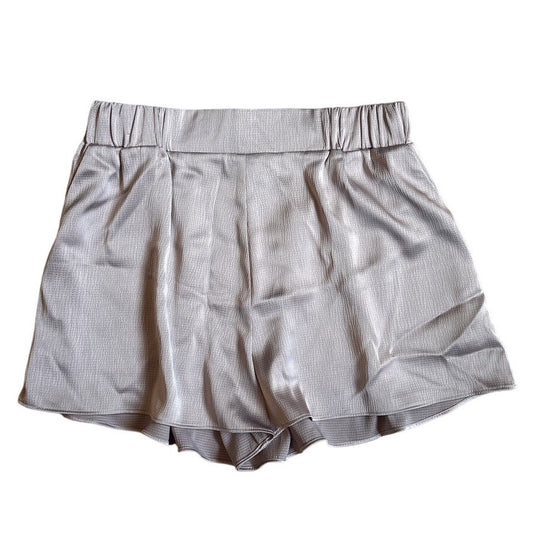 NWT KLd lavender purple satin pull on elastic wasitband shirts SIZE L