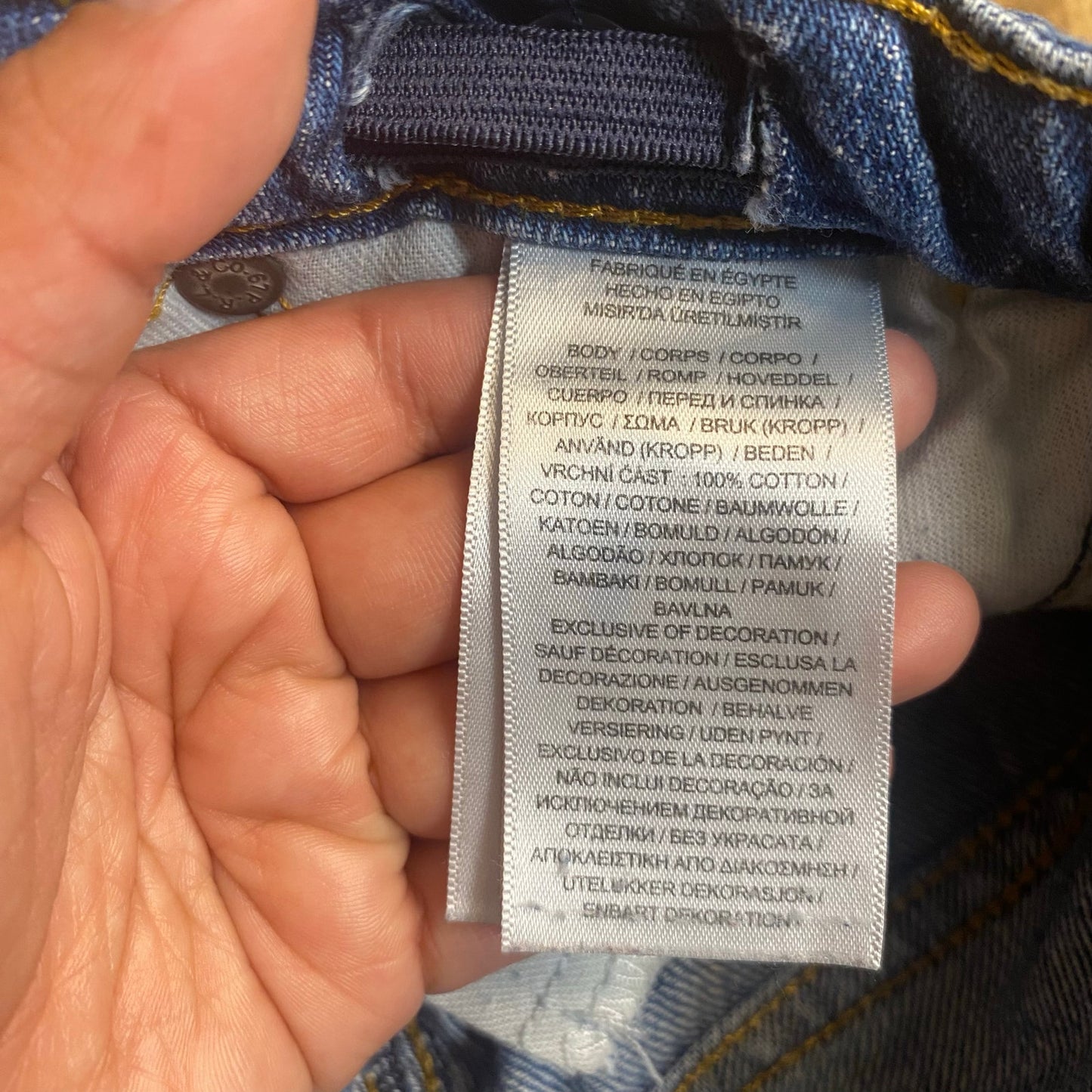 Polo Ralph Lauren medium wash slim boyfriend adjustable denim jeans SIZE 6