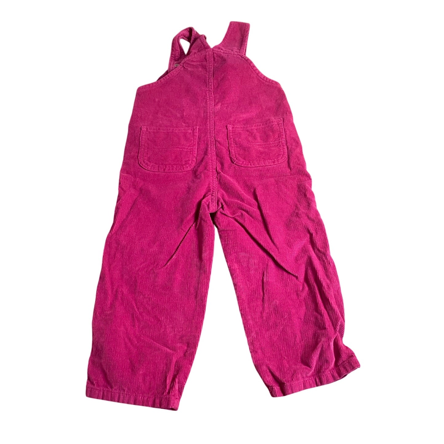 Carhartt pink corduroy ruffle snap adjustbale overall pants SIZE 3T