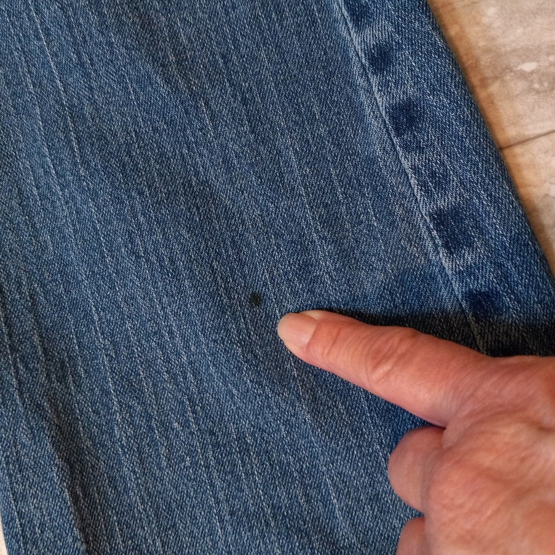 Lucky Brand Dungarees y2k medium wash low rise denim womens jeans SIZE 00