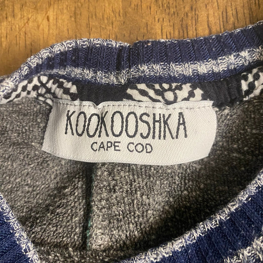 Tuff Kookooshka gray dinosaur long sleeve pullover crew sweatshirt SIZE 3T