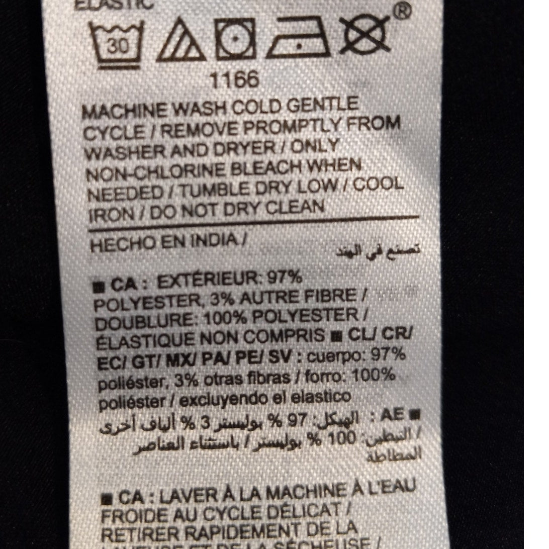 NWT Old Navy black floral print ruched waist long puff sleeve mini dress SIZE XL