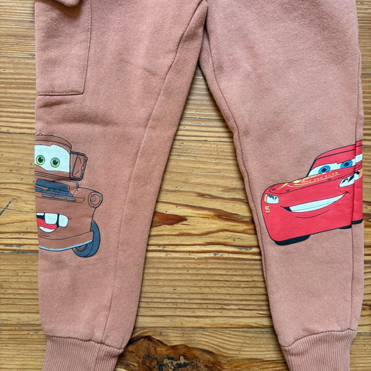 Disney Pixar Cars brown cargo toddler jogger sweatpants SIZE 5T