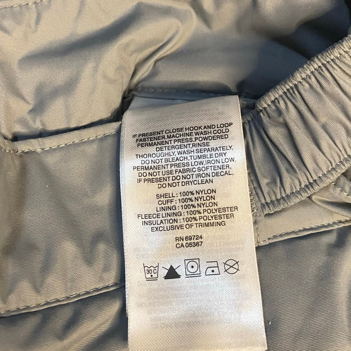 Columbia light gray youth lined snow ski pants SIZE L