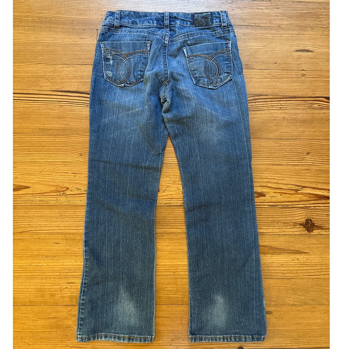 Paris Blues y2k 90s medium wash low rise straight leg denim jeans SIZE 9