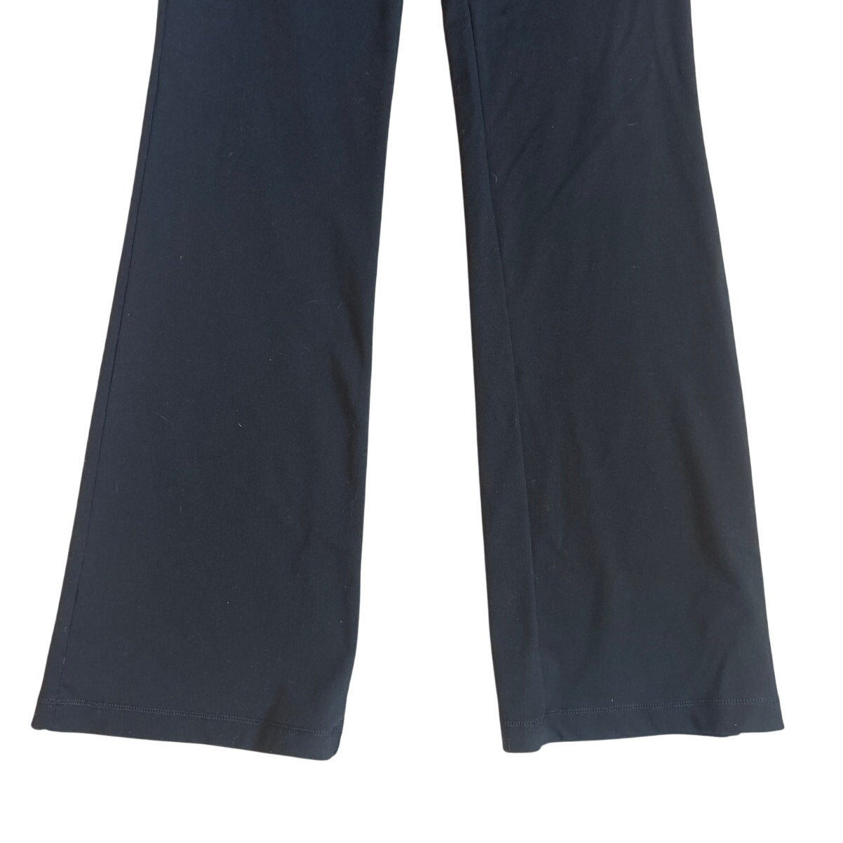 Victoria's Secret black flare leg pull on mid rise leggings SIZE S