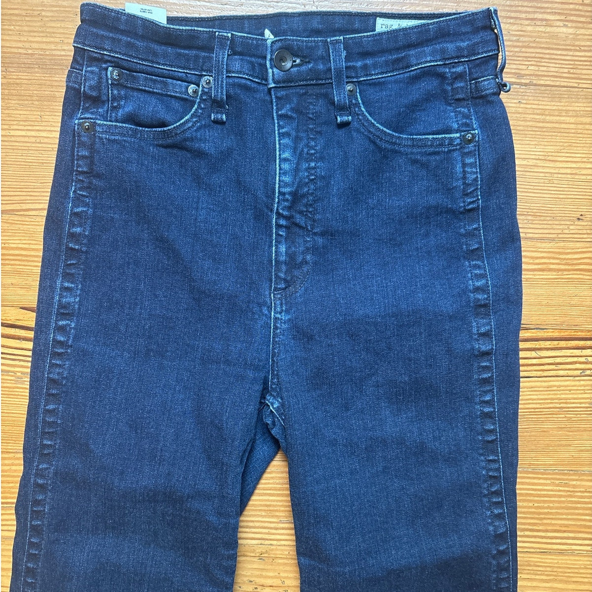Rag & Bone Jane dark wash super high rise flare jeans SIZE 28