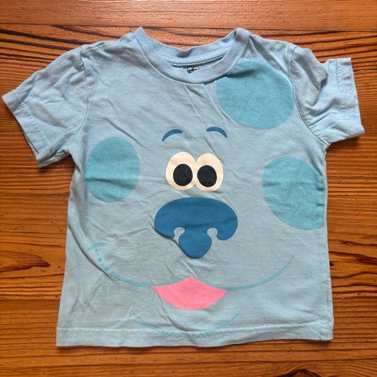 Nickelodeon Blues Clues light blue dog graphic short sleeve shirt SIZE 4T