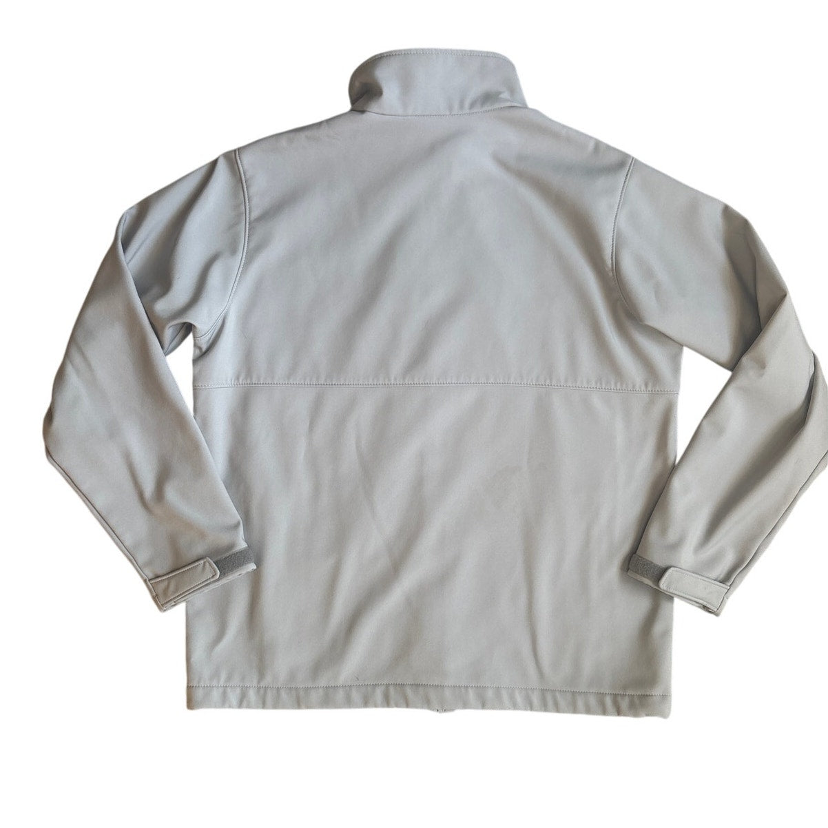 Columbia light gray full zip lined mens jacket SIZE L