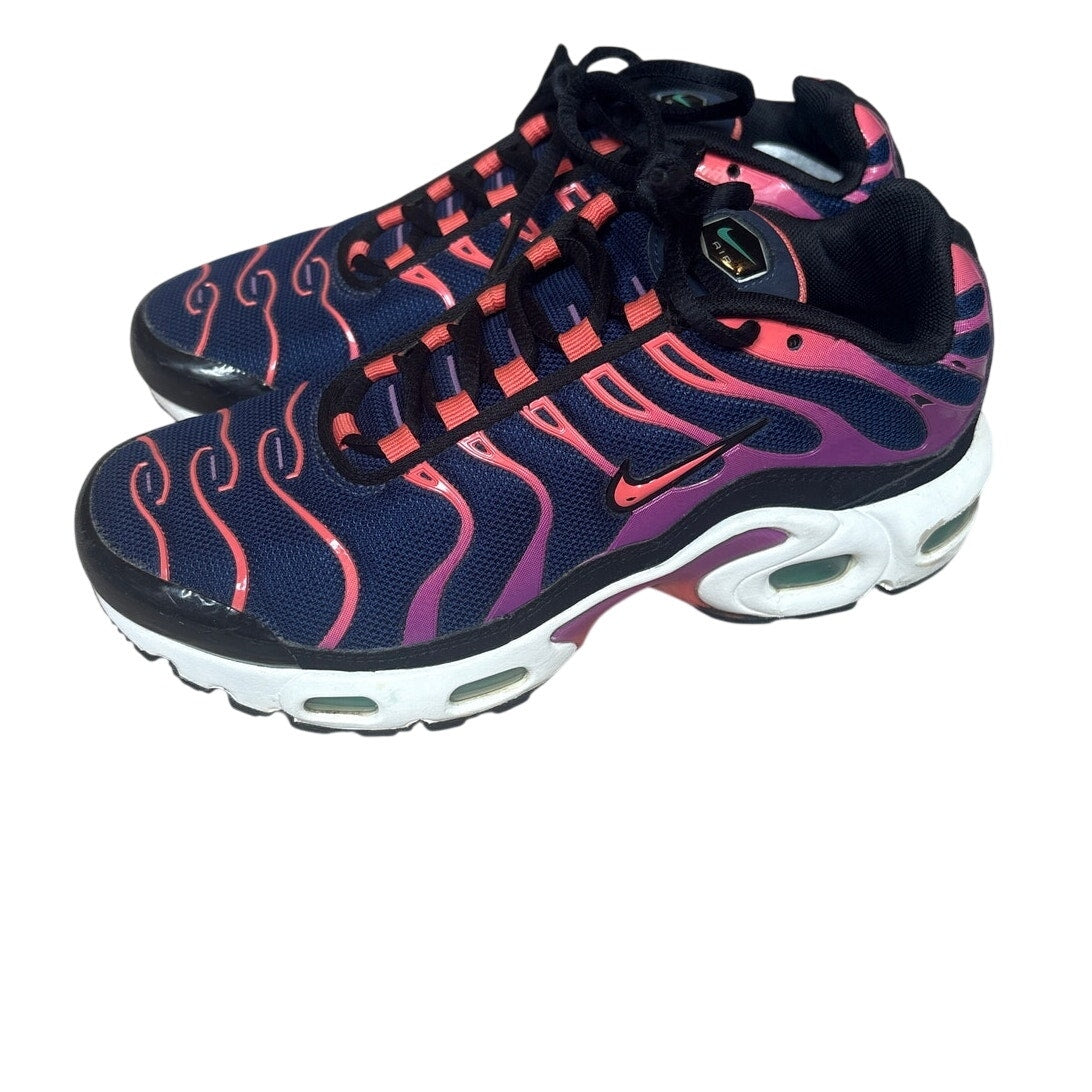 Nike Air Max Plus GS blue purple lace youth sneakers SIZE 4.5