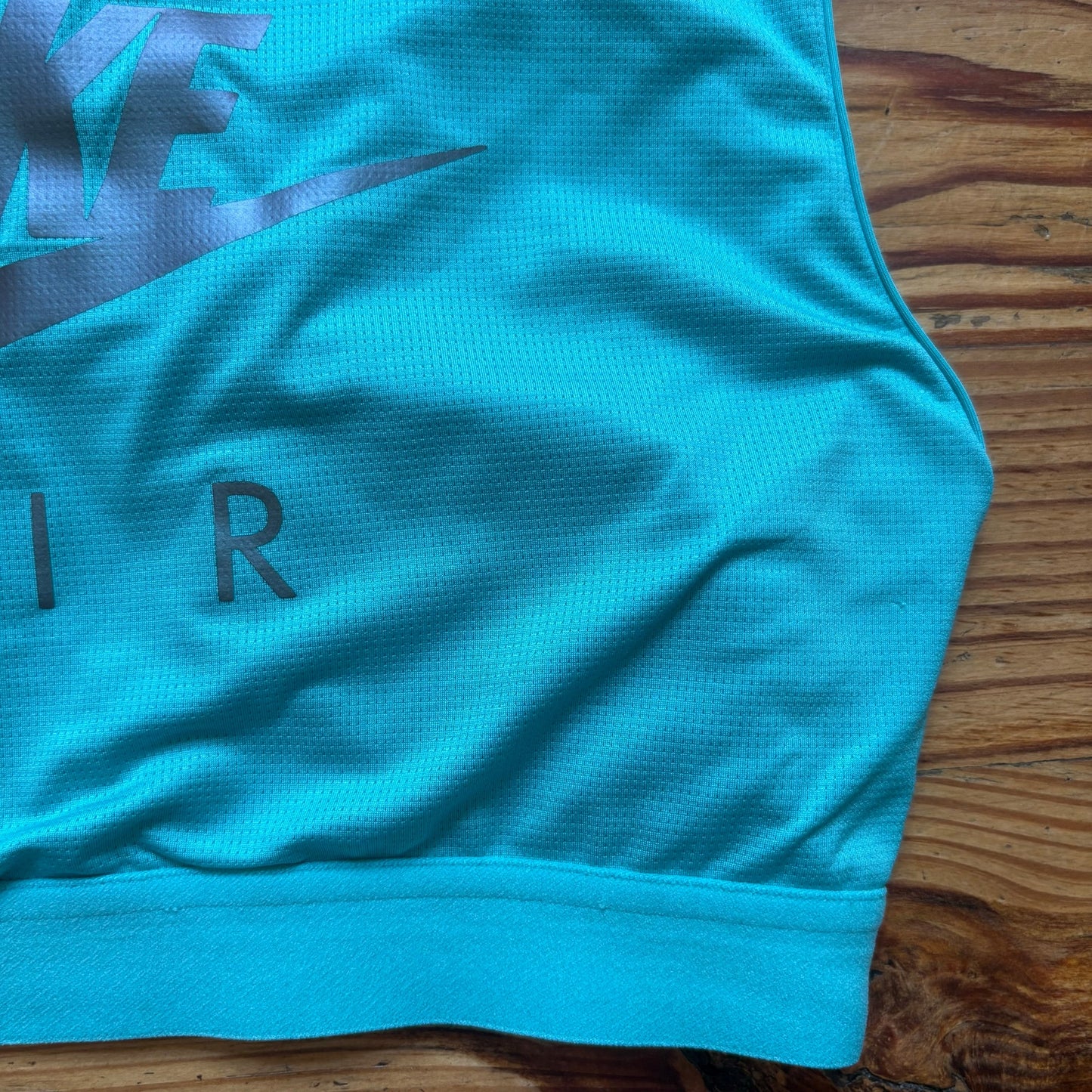 Nike Air Dri fit teal double lined sports bra SIZE S