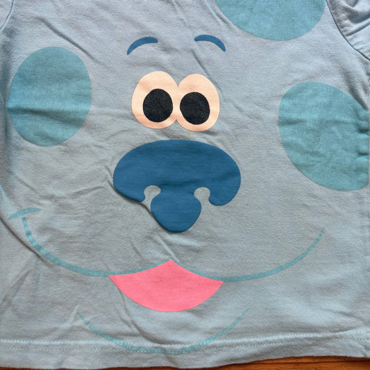 Nickelodeon Blues Clues light blue dog graphic short sleeve shirt SIZE 4T