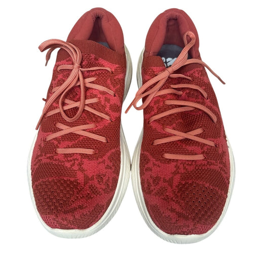 Sorel Explorer Blitz Stride red lace up womens sneakers SIZE 7