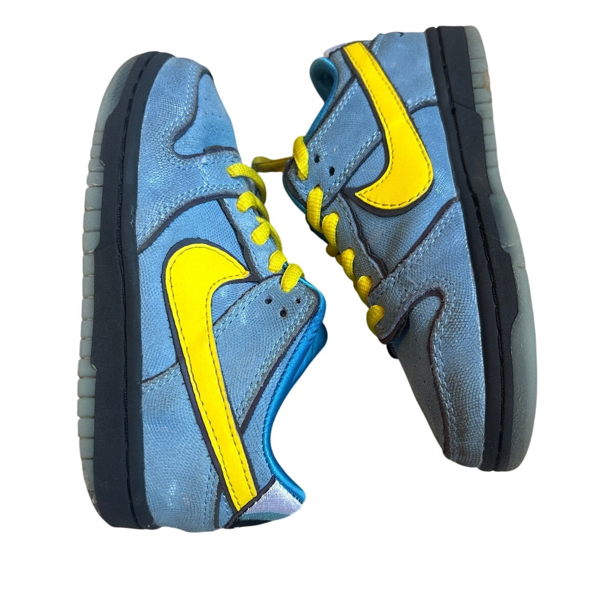 Nike SB Dunk Low Pro Powerpuff girls bubbles blue youth sneakers SIZE 13