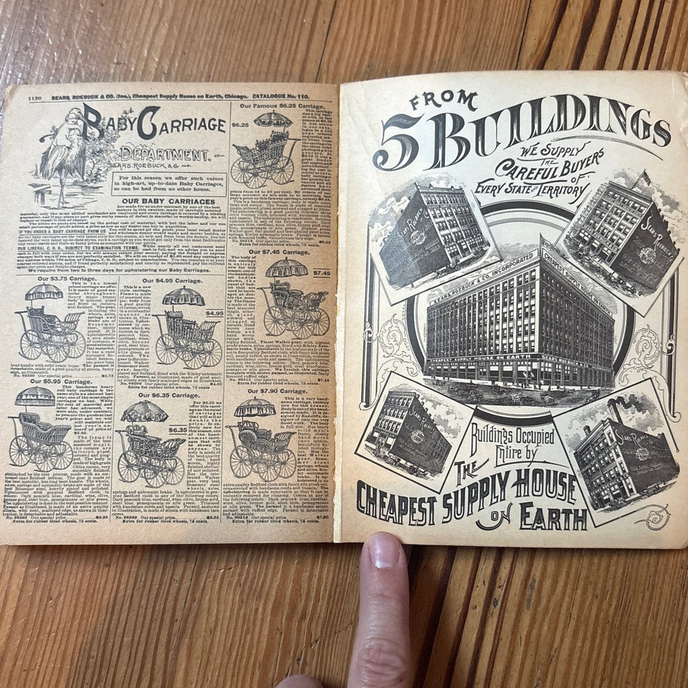Sears Roebuck and Co. Consumers Guide Fall 1900 reprint catalog