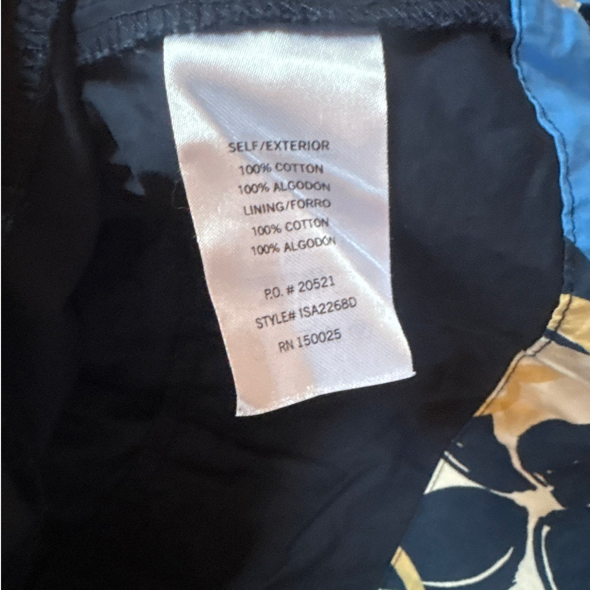 Jacquie The Label navy blue sleeveless tie waist collared shirt dress SIZE M