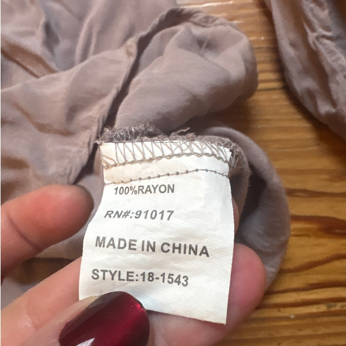 Solitaire light gray floral embroidered button adjustable sleeve blouse SIZE M