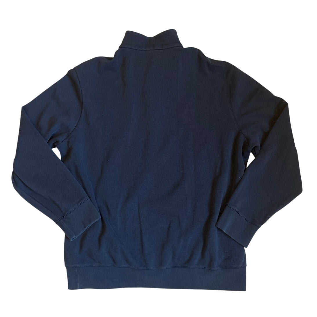 Polo Ralph Lauren dark navy quarter zip pullover mens sweater SIZE XL
