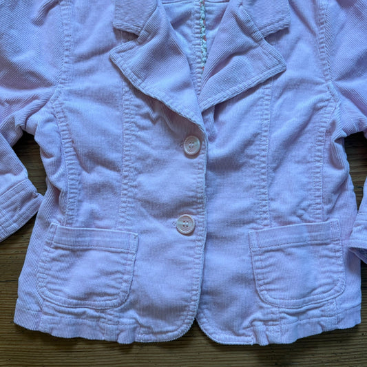 Arizona Jean Company 90s light pink corduroy girls blazer SIZE 6