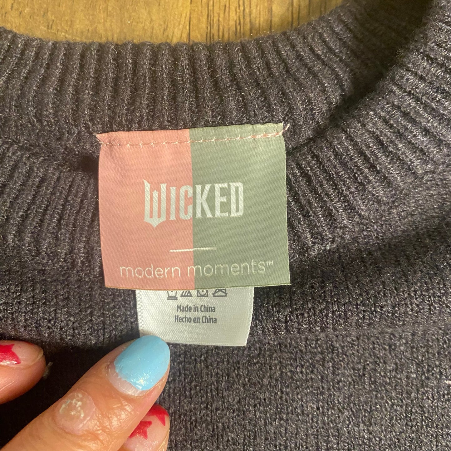 NWT Wicked Friend for Good black knit crew pullover sweater SIZE 5T