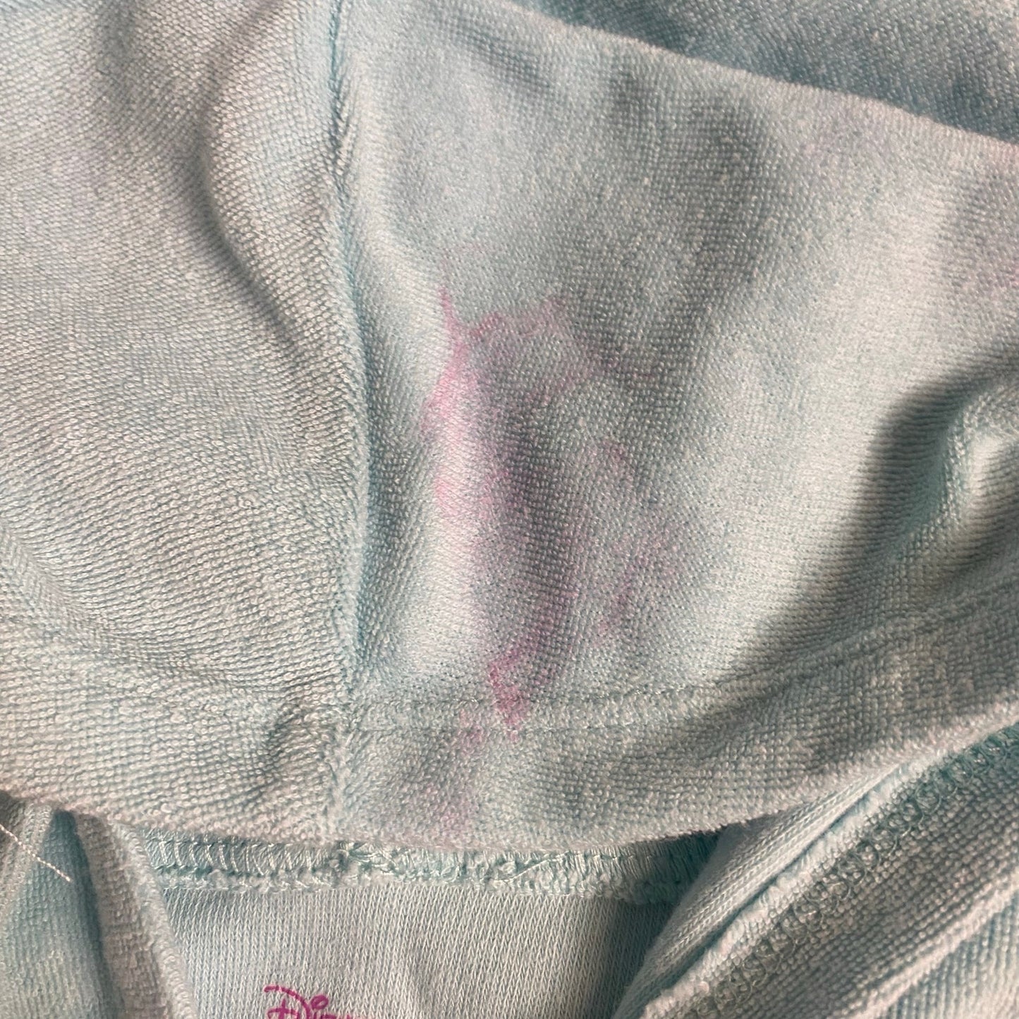 Disney Princess The Little Mermaid light blue short sleeve swimsuit coverup SIZE 4