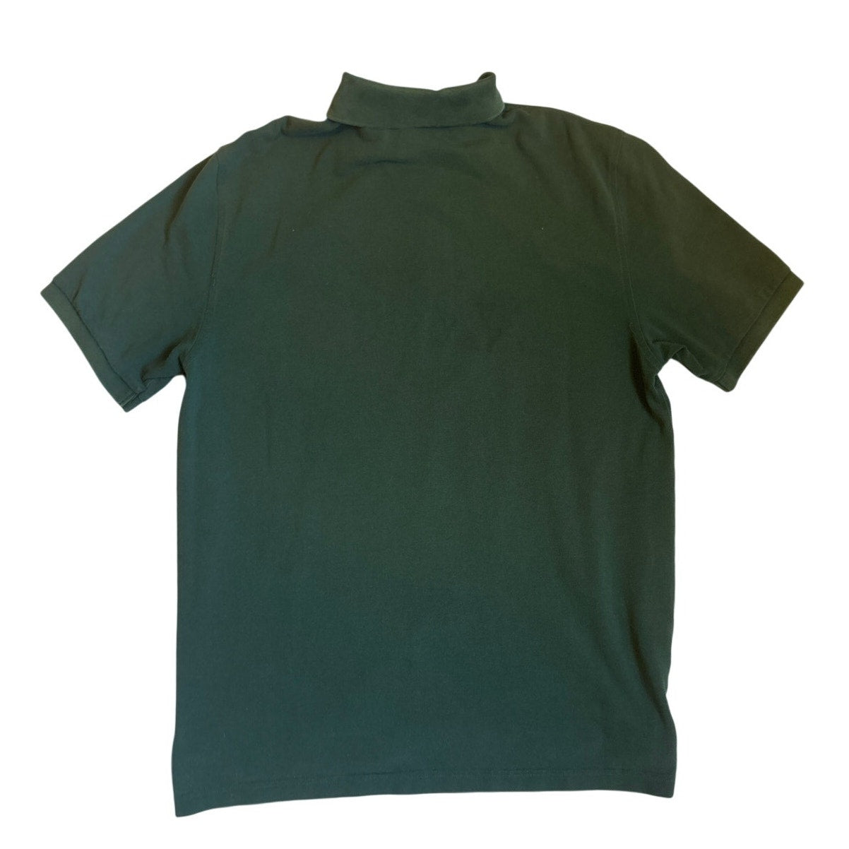 Brooks Brothers dark green short sleeve cotton mens polo shirt L