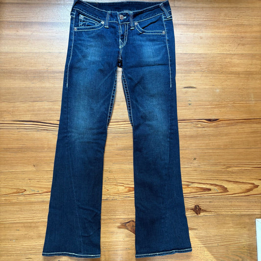 True Religion dark wash low rise bootcut jeans SIZE 32