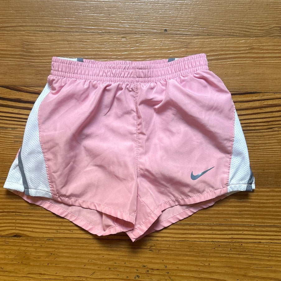 Nike dri-fit light pink lined toddler girls shorts SIZE 4T