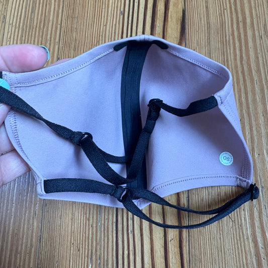 Lululemon light purple adjustable face mask SIZE OS