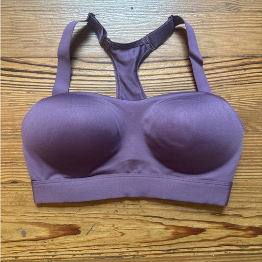 Pink Active purple ultimate push up adjustable padded sports bra SIZE S DD