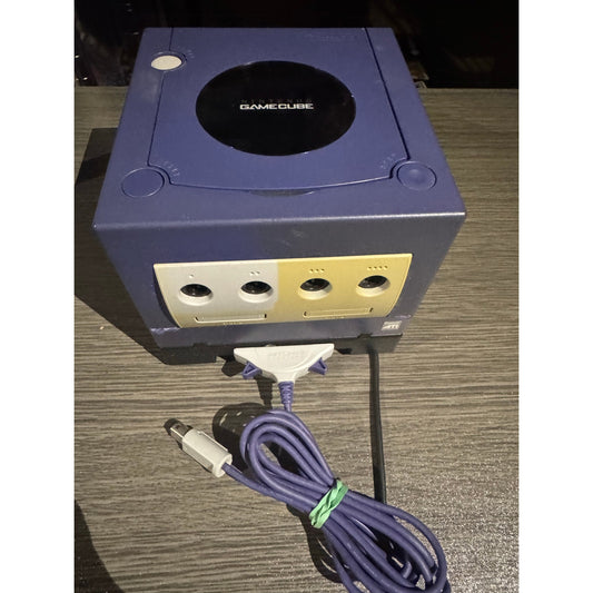 Nintendo GameCube Purple Console Only with Gameboy player tested