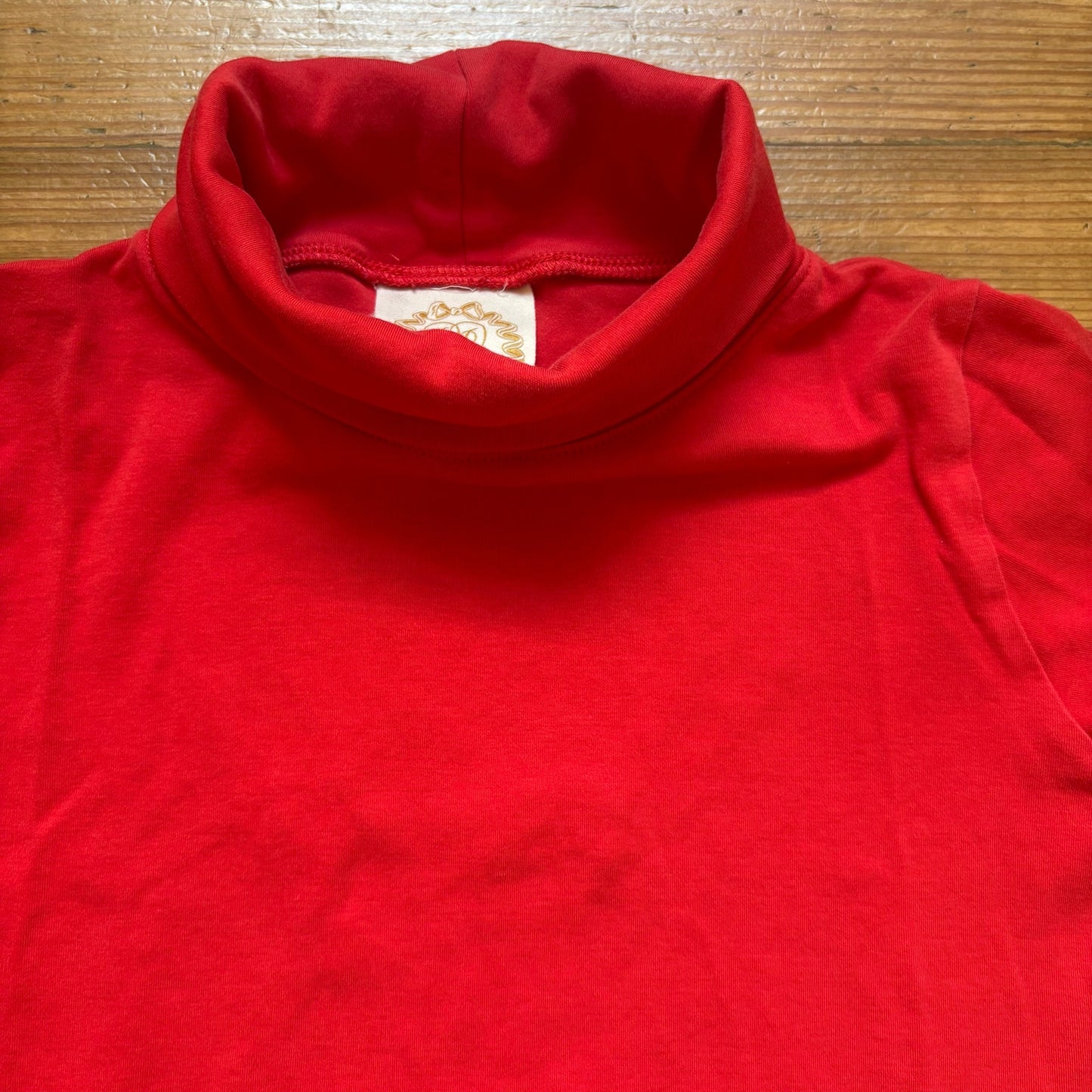 The Beaufort Bonnet Company red long sleeve turtleneck shirt SIZE 7