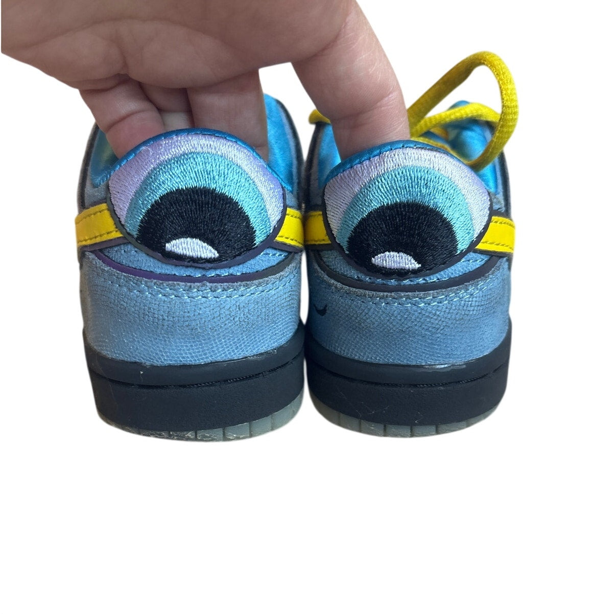 Nike SB Dunk Low Pro Powerpuff girls bubbles blue youth sneakers SIZE 13