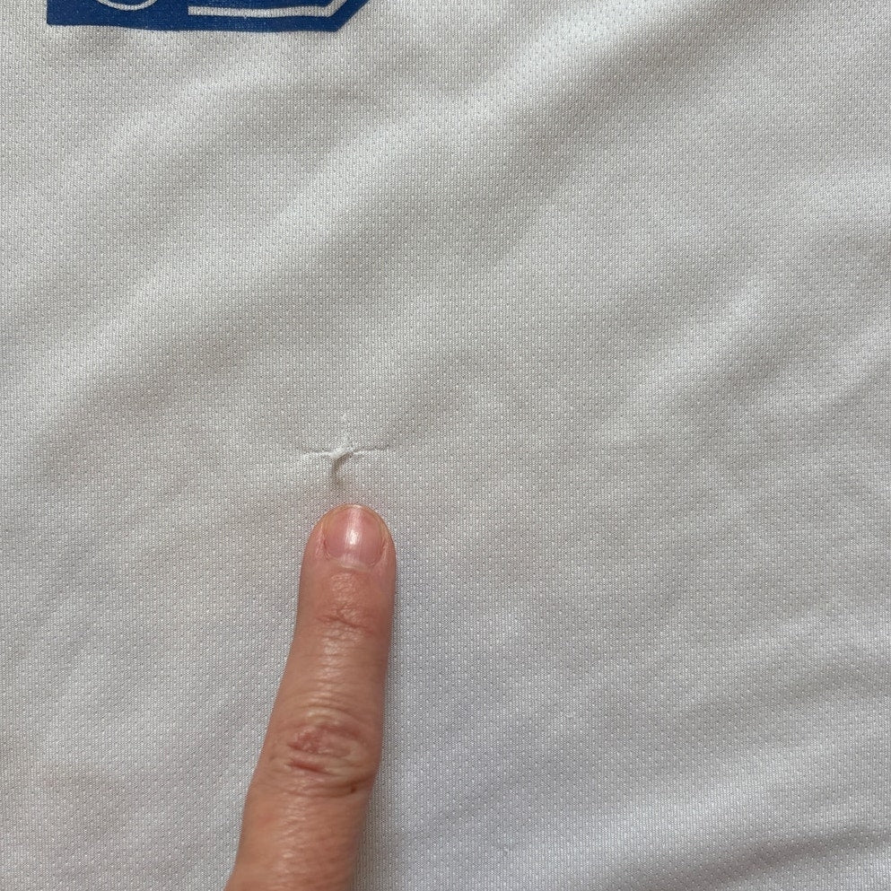 Adidas white Real Madrid Benzema 9 short sleeve youth jersey SIZE 14