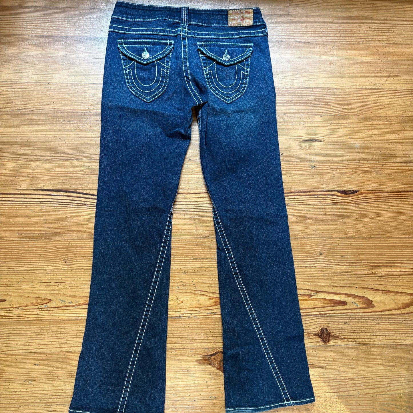True Religion dark wash low rise bootcut jeans SIZE 32
